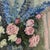 Antique Framed Oil Painting on Canvas by Lucien Hock (1899-1972), Floral Still Life in Delft Pot, Dated 1949 For Sale - Image 12 of 17