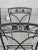 Early 20th Century Salterini Mt. Vernon Wrought Iron Patio Chairs - Set of 8 For Sale In New York - Image 6 of 11