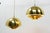 Mid-Century Modern Brass Pendants from Vereinigte Werkstätten München, Germany, 1970s, Set of 2 For Sale - Image 3 of 15