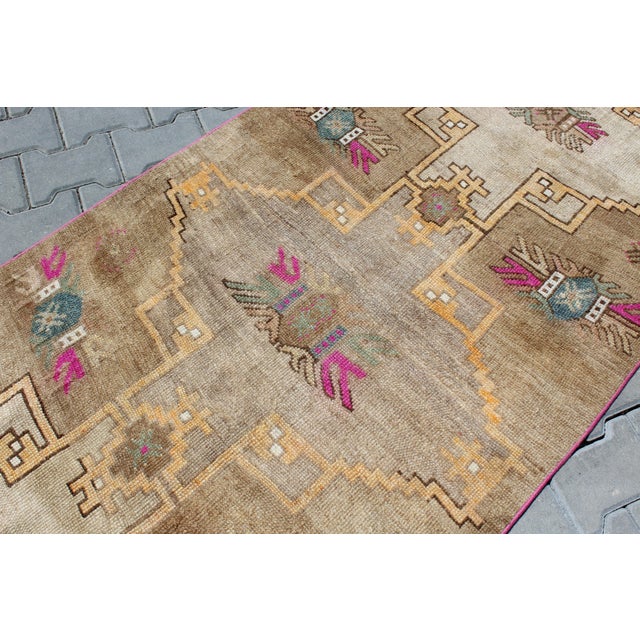 Vintage Turkish Anatolian Area Rug - 39.5"x133" For Sale - Image 10 of 13
