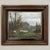 Framed Oil Painting on Canvas by F. Schloten 'Sheep in the Meadow' For Sale In Dallas - Image 6 of 15