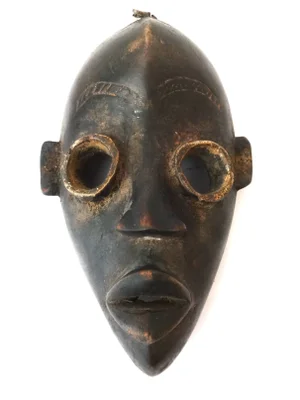 African Old Dan Initiation Ceremonial Mask