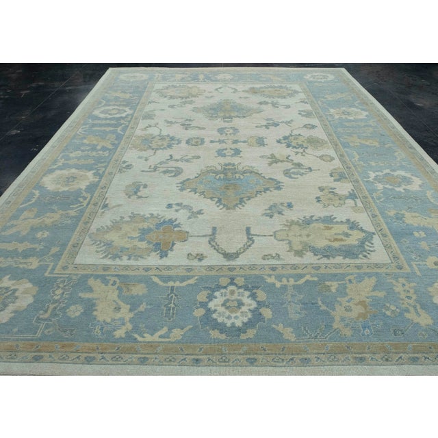 Turkish Oushak Rug 9'10" x 13'9" #18604 Explore a curated collection of hallway runners, wool rugs, and handmade...
