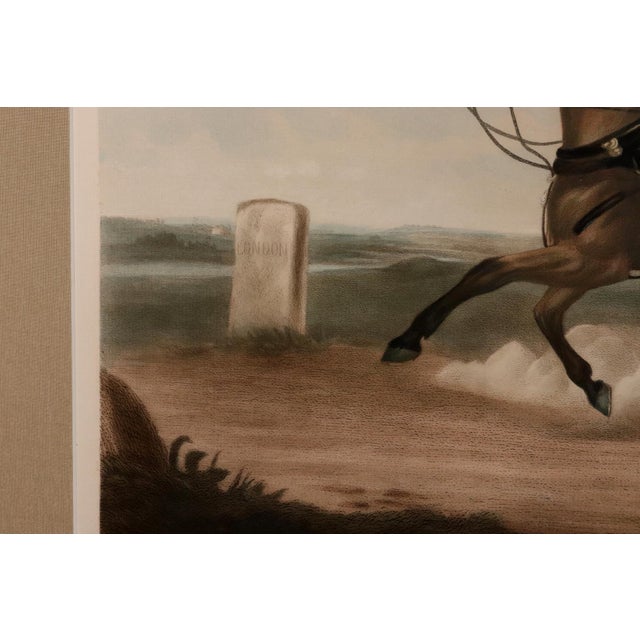 Blue The Road 1825: ‘Commercial Traveller’ — A Large Hand-Coloured Aquatint After Owen Bailey For Sale - Image 8 of 10
