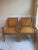Wood Mid 20th Century Gilded Accent Chairs- a Pair For Sale - Image 7 of 7