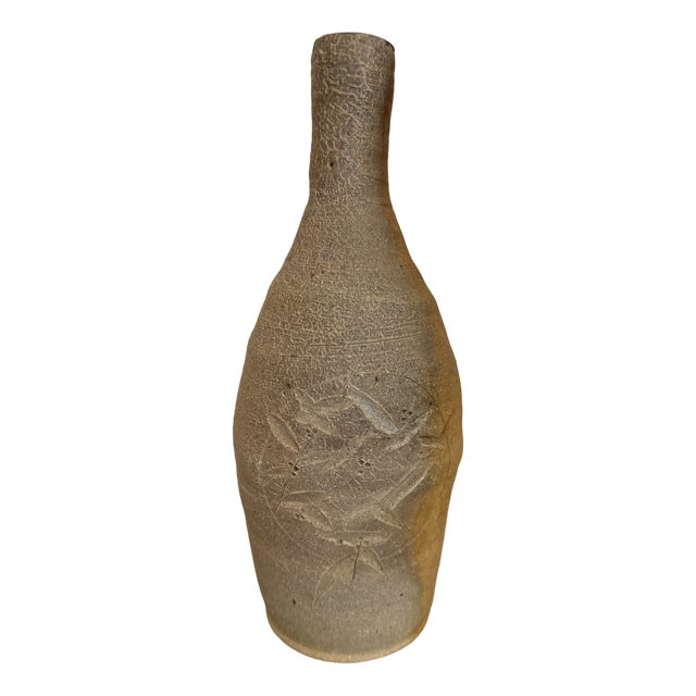 Enameled Stoneware Vase by Justin Dutel from Atelier De La Borne For Sale