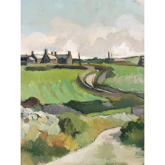 British Artist, Path to Botallack, Penwith, Cornwall, Oil on Board, 20th Century For Sale - Image 4 of 5