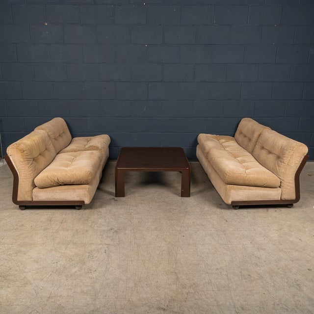 Vintage Italian Amanta Modular Sofa by Mario Bellini for B&B Italia, 1980, Set of 5 For Sale - Image 3 of 18
