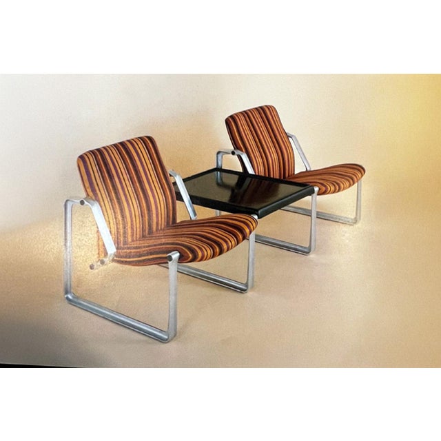 Lobby” armchairs in Metal & Leather, Jorge Zalszupin, 1970s - Lot 325 For Sale - Image 11 of 13