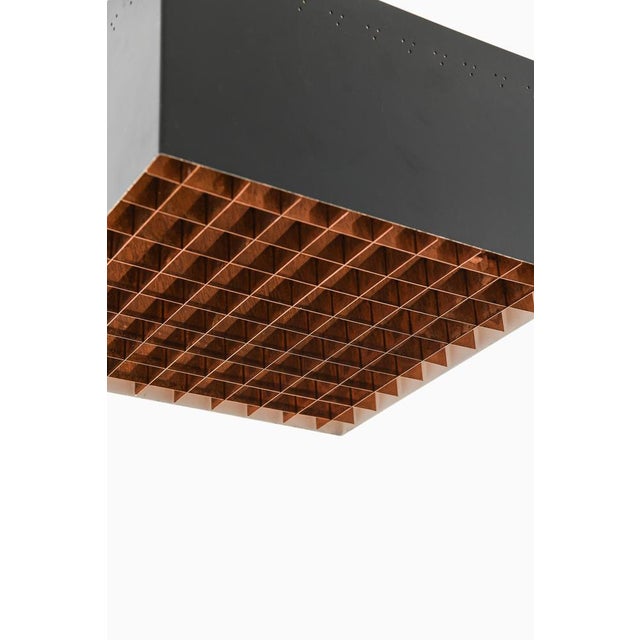 Flush Mount in Copper with Lacquer and Metal, 1960s For Sale - Image 4 of 10