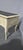 Very good French painted five drawer kneehole desk, black leather top, side extentions, original working locks with key,...