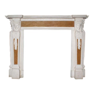 English Marble Mantel - Georgian Style For Sale