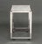 Modern Vintage Carrara Marble Top Chrome Side Table For Sale - Image 11 of 11