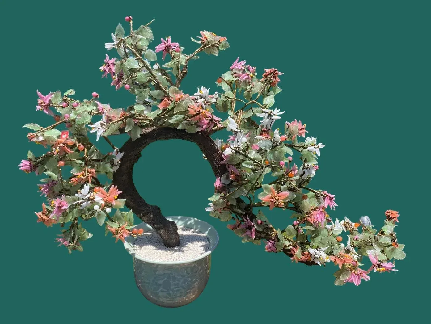 Vintage 1950s Jade Bonsai Tree | Chairish