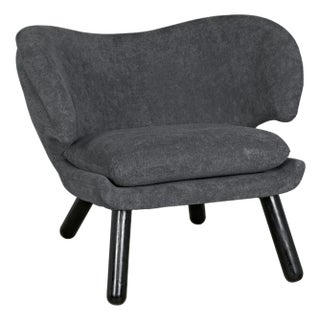 NOIR Valerie Chair with Grey Fabric For Sale