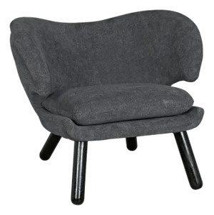 NOIR Valerie Chair with Grey Fabric