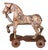 19th Century Polychrome Wooden Horse For Sale