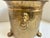 Vintage Brass Jardinière With Lion Handles and Claw Feet - Indoor Planter For Sale - Image 14 of 16