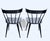 Black Set of 8 Attributed to Paul McCobb Planner Group Black Dining Side Chairs For Sale - Image 8 of 18