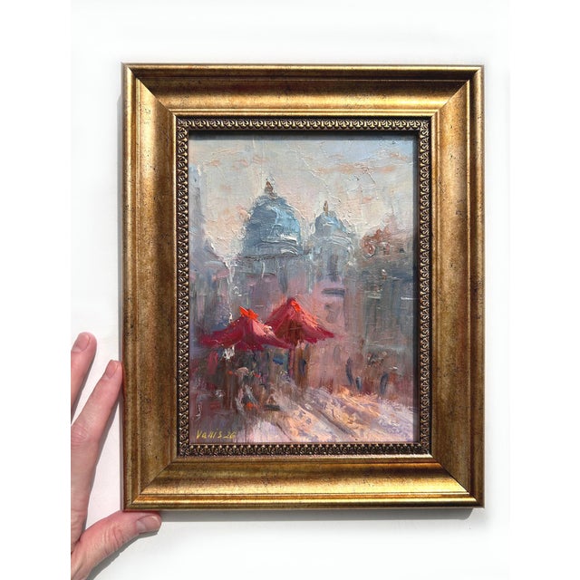 Hello, My name is Valeriya S., I am a professional artist. This is my framed original painting. Beautiful magic painting...