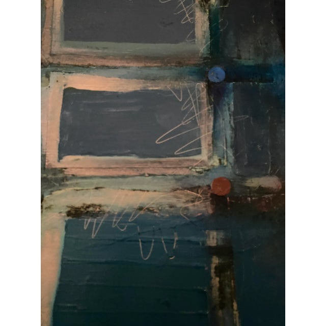 1980s 1984 Leslie Karpinski Body Painting and Collage For Sale - Image 5 of 12