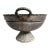 19th Century Large Ottoman Tinned Copper Footed Colander - 12.5" W For Sale
