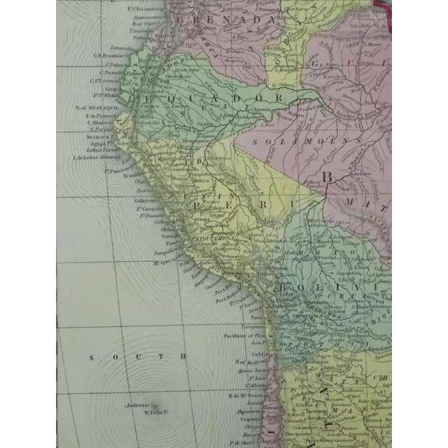 South America Original Map by Cowperthwait, 1850 For Sale - Image 4 of 5