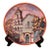 1930s Catalina Island Pottery San Diego De Alcala Mission Charger 13" Fm Graham For Sale