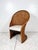 Vintage Fan Back Wicker Chair For Sale - Image 4 of 12