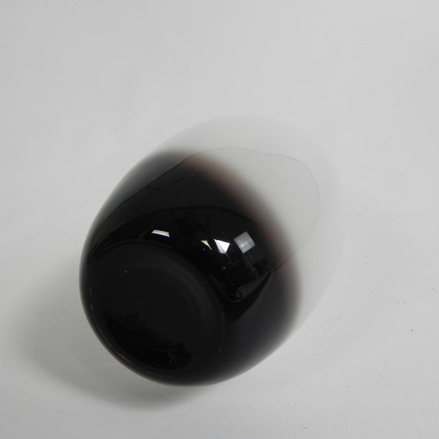 Glass Hand-Blown Thick-Walled Serica Bottle Vase by Floris Meydam for Leerdam, 1960s For Sale - Image 7 of 12