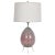 Dino Martens for Aureliano Toso Cranberry Swirl "Egg" Table Lamp on Tripod Base For Sale - Image 11 of 11