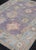 Modern Turkish Oushak Rug Purple & Blue Floral Handwoven Wool Rug 4'11" X 6'10" For Sale - Image 3 of 9