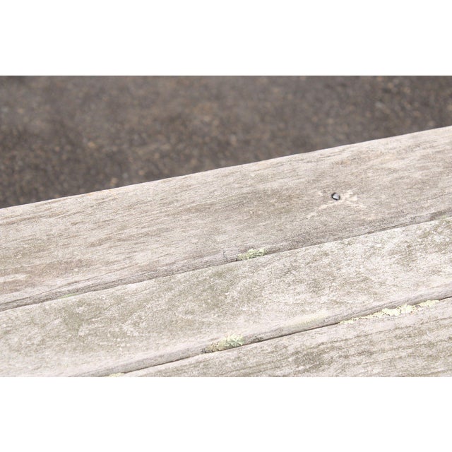 Gloster Teak Outdoor Patio Dining Table With Four Chairs For Sale - Image 12 of 18