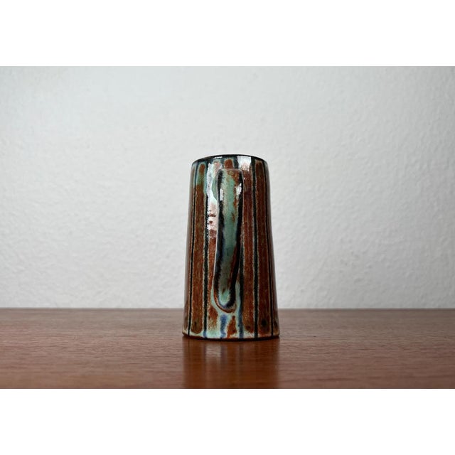 Mid-Century Modern German Studio Pottery Small Jug and Bowl by Monika Maetzel, 1960s, Set of 2 For Sale - Image 11 of 18