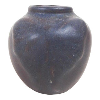Early Small Van Briggle Mulberry Butterfly Vase For Sale