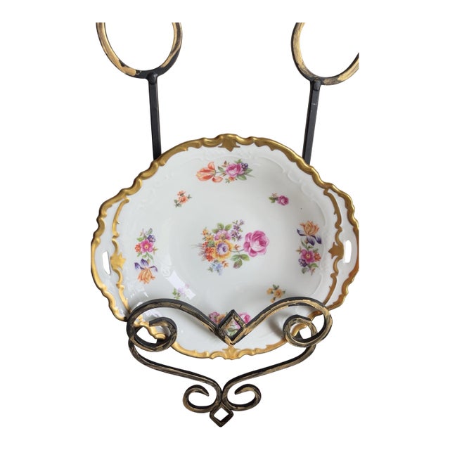 1930s Reichenbauch Platter Fine China For Sale