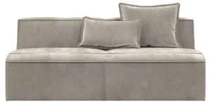 Infinito Small Gray Sofa by Lorenza Bozzoli