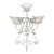 Vintage Wrought Iron Plant Stand, Distressed White, Rustic 1930s For Sale