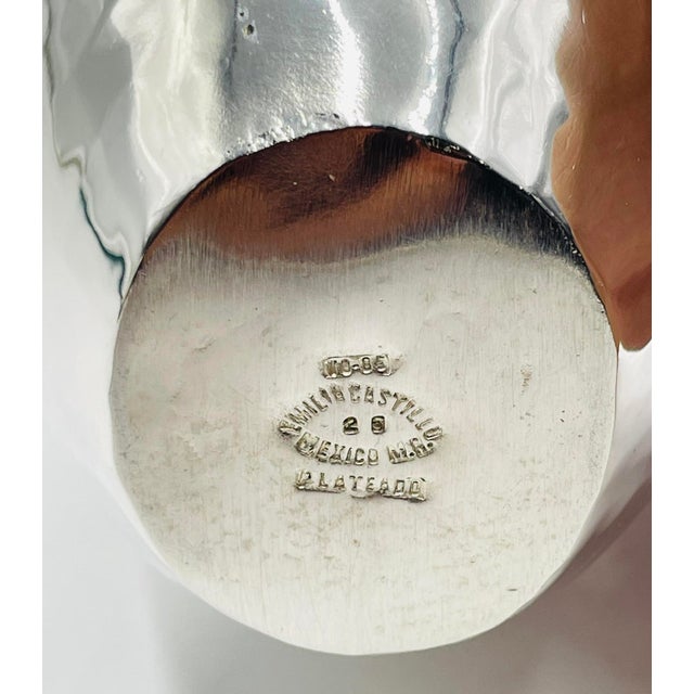 Emilia Castillo Silver-Plated Toucan Creamer With Onyx & Jasper, Mexico 1980's For Sale - Image 18 of 18