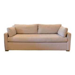 Restoration Hardware Belgian Track Arm Classic Sofa For Sale