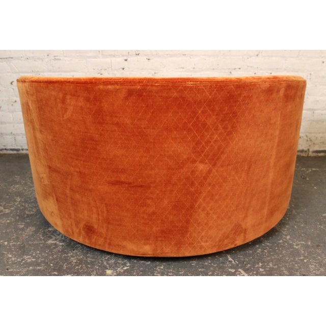 Mid 20th Century The "Giant Swivel Tub Chair" Attributed to Milo Baughman for Thayer Coggin For Sale - Image 11 of 18