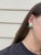 1940s Vintage Large Turquoise Oval Stud Earrings, 14k Yellow Gold, Length 1 Inch, Pair For Sale - Image 5 of 5