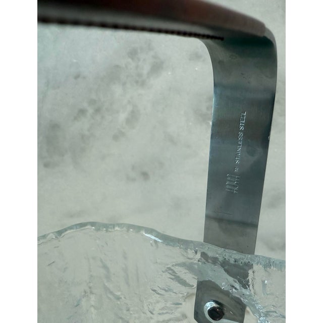 Mid 20th Century Hoya Glass Ice Bucket For Sale - Image 11 of 12