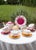 Hand-Painted Limoges Porcelain Tea Service by Marie Daage, 2000s, Set of 20 For Sale - Image 14 of 15
