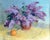 Oil Painting Lilac and Tangerine Boris Serdyuk For Sale