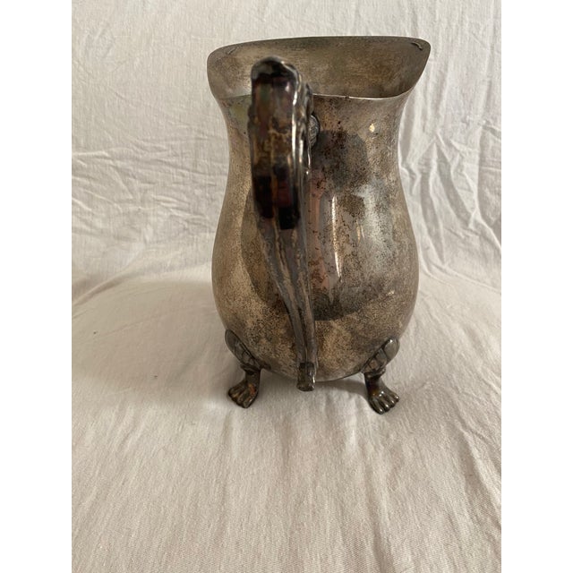 Traditional Vintage Leonard Silverplate Water Pitcher For Sale - Image 3 of 6