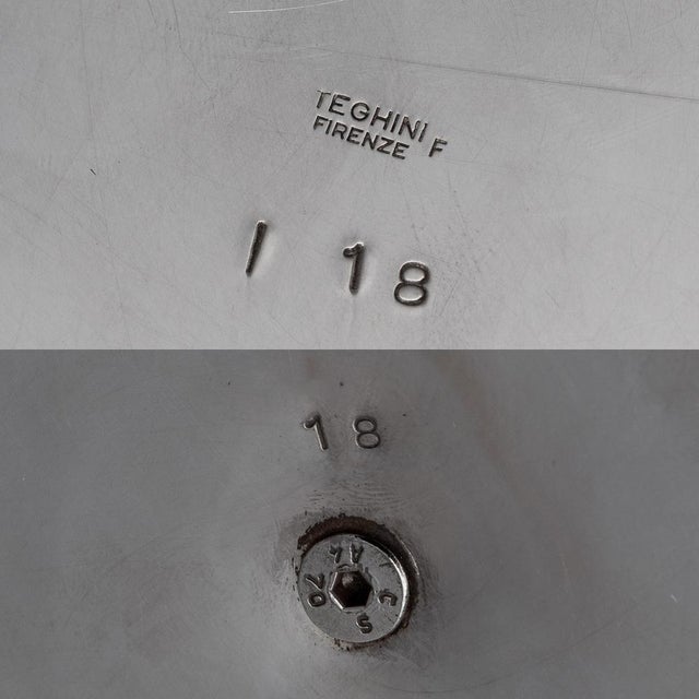 Vintage Italian Silver Plated Pumpkin Ice Bucket by Teghini. 1970 For Sale - Image 13 of 14