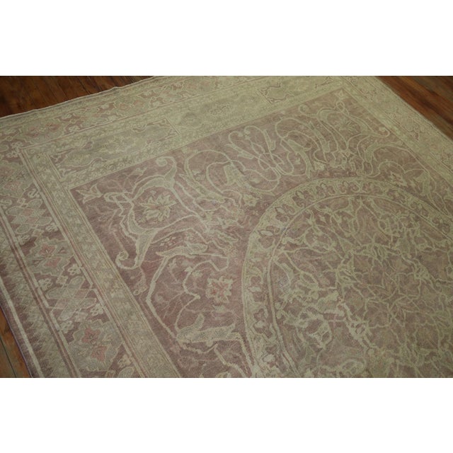 Turkish Blush Vintage Turkish Rug - 9'4" x 12'6" For Sale - Image 3 of 8