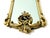 Brass Vintage Heavy Cast Brass Wall Mirror — Rococo Revival / Hollywood Regency Style For Sale - Image 8 of 11