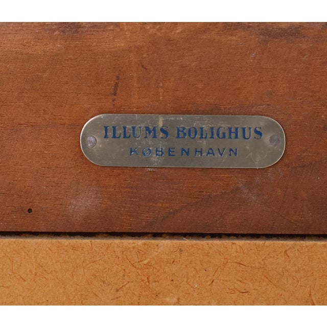 Vintage Wooden Mirror by Aksel Kjersgaard for Illums Bolighus, 1960s For Sale - Image 9 of 10